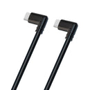 NÖRDIC 50 cm 10 Gbps 5A strømforsyning PD100W med Emarker USB3.2 Gen2 USB-C til C hurtigopladningskabel