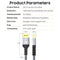 NÖRDIC 50cm DisplayPort til DisplayPort-kabel ver 1.4 UHD i 60Hz 32,4Gbps 8K 10-bit HDR dobbelt-kobber 99,99%