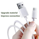 NÖRDIC 50cm USB C 2.0 til USB A-kabel 480Mbps hvid
