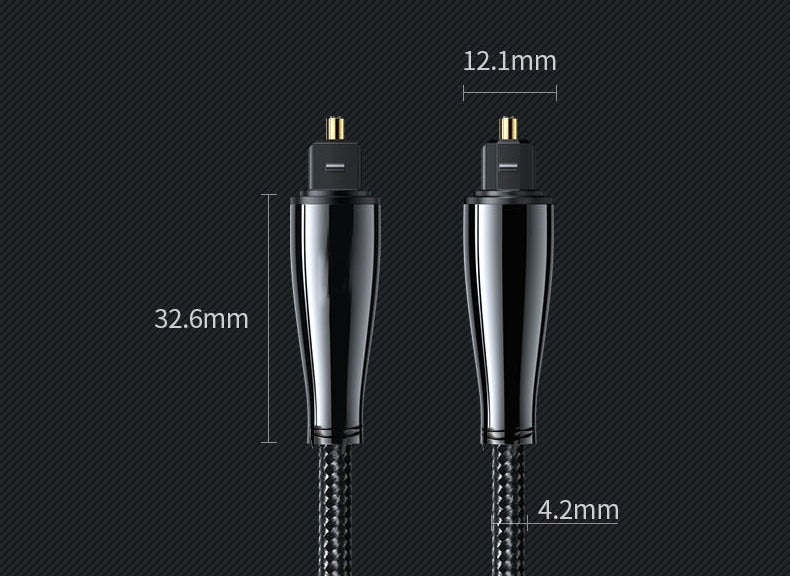 NÖRDIC 5m Toslink/SPDIF optisk fiberkabel