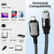 NÖRDIC 5m USB-C 3.1 til RJ45 1 Gbps LAN Windows, MacOS, Linux, ChromeOS
