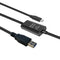 NÖRDIC 5m USB-C 3.2 GEN1 til USB-A 5Gbps Aktiv forlængerkabel