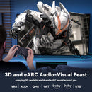 NÖRDIC 7,5 m aktivt AOC optisk fiberkabel HDMI 2.1 8K 60Hz 4K 120Hz 48Gbps Dynamic HDR, eARC, VRR kompatibel
