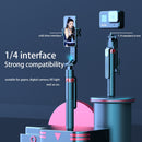 NÖRDIC AI Auto Face Tracking Selfie Stick – 360° rotation + 270° tilt, 4-i-1 telefonstativ, 180 cm stativ i aluminiumlegering med 4 ben
