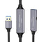 NÖRDIC Active 10m USB3.1 forlængerkabel 5Gbps USB A han til hun til Xbox, PS5, Oculus, printer, scanner, Playstation, VR USB forlængerkabel