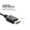 NÖRDIC Adapter DisplayPort 1.2 Mand til HDMI kvindelige 4K 30Hz Sort