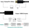 NÖRDIC Adapter DisplayPort 1.2 Mand til HDMI kvindelige 4K 30Hz Sort