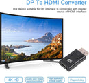 NÖRDIC Aktiv adapter Displayport1.2 han til HDMI1.4b hun 4K 60Hz Eyefinity sort