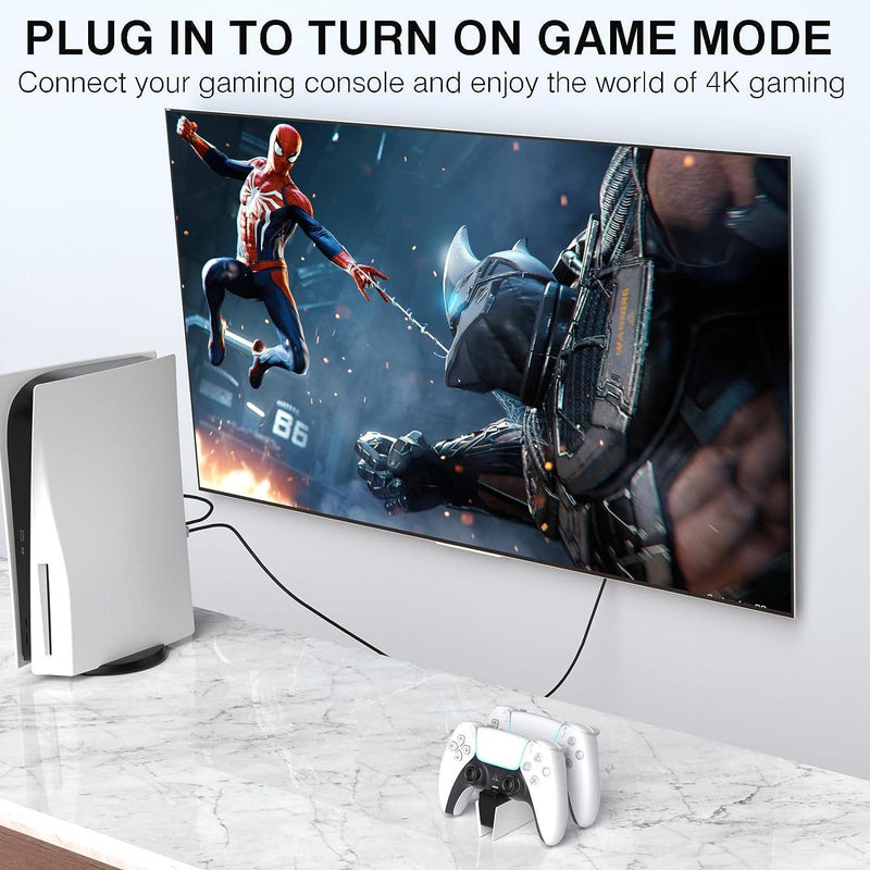NÖRDIC Aktiv adapter Displayport 1.4 han til HDMI 8K60Hz hun