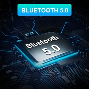 NÖRDIC Bluetooth 5.0-sendermodtager, lydadapter til 2 hovedtelefoner Lang rækkevidde