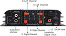 NÖRDIC Bluetooth 5.0 stereo 2.1 forstærker 4X40W + 50W RMS forstærker 2 højttalere og subwoofer med USB og SD media player input
