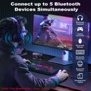 NÖRDIC Bluetooth 6.0 trådløs Bluetooth-dongle/modtager, Plug and Play, Windows 11/10/8.1, til controller, hovedtelefoner, tastatur, mus