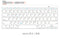 NÖRDIC Bluetooth Keyboard 78 taster amerikansk layout