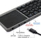 NÖRDIC Bluetooth-tastatur med touchpad US Layout 64-taster MacOS, iOS, Windows, Android