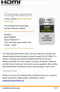 NÖRDIC CERTIFICEREDE KABLER 1m Ultra High Speed HDMI 2.1 8K 60Hz 4K 120Hz 48Gbps Dynamic HDR eARC VRR Nylon flettet kabel Guldbelagte stik