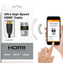 NÖRDIC CERTIFICEREDE KABLER 3m Ultra High Speed HDMI 2.1 8K 60Hz 4K 120Hz 48Gbps Dynamic HDR eARC VRR Nylon flettet kabel Guldbelagte stik