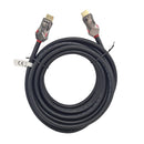 NÖRDIC CERTIFICEREDE KABLER 5m Ultra High Speed HDMI 2.1 8K 60Hz 4K 120Hz 48Gbps Dynamic HDR eARC VRR Nylon flettet kabel Guldbelagte stik