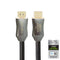 NÖRDIC CERTIFIED KABLER 2m Ultra High Speed HDMI 2.1 8K 60Hz 4K 120Hz 48Gbps Dynamic HDR eARC VRR nylonflettet kabel forgyldt ekstra holdbart