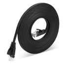 NÖRDIC Cat6 U / UTP flad netværkskabel 5m 250MHz båndbredde, 10Gbps overførselshastigheden sort