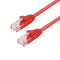 NÖRDIC Cat6 U / UTP fladt netværkskabel 5m 250MHz båndbredde og 10Gbps transmissionshastighed rød