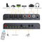 NÖRDIC Digital til analog audio konverter 3x optisk SPDIF og 1x Coaxial Toslink til analog L / R med fjernbetjening DAC D / A-konverter konverter