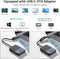 NÖRDIC DisplayLink 1 til 4 dockingstation 2xHDMI 2K@60Hz USB-A & USB-C kompatibel med USB 4, Windows og Mac1