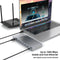 NÖRDIC DisplayLink USB-A & USB-C Dockingstation 1 til 15 til tredobbelte skærme 1xHDMI 4K30Hz 2xHDMI 2K50hz til Mac M1 M2 Thunderbolt 3 & 4
