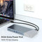 NÖRDIC DisplayLink USB-A & USB-C Dockingstation 1 til 15 til tredobbelte skærme 1xHDMI 4K30Hz 2xHDMI 2K50hz til Mac M1 M2 Thunderbolt 3 & 4