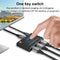 NÖRDIC Displayport 3 til 1 switch eller 1 til 3 splitter DP1.4 8K30Hz 4k120Hz 32.4Gbps