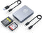 NÖRDIC Dual-Slot CFexpress Type A og SD-kortlæser, USB 3.2 Gen 2 10Gbps Windows/Mac/Linux/Android