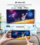 NÖRDIC Fiber AOC 10m USB-C to HDMI 2.1 8K60Hz 4K120Hz 48Gbps HDR Kompatibel med Thunderbolt 3 och 4