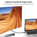 NÖRDIC Fiber AOC 10m USB-C to HDMI 2.1 8K60Hz 4K120Hz 48Gbps HDR Kompatibel med Thunderbolt 3 och 4