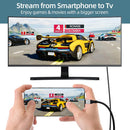 NÖRDIC Fiber AOC 10m USB-C to HDMI 2.1 8K60Hz 4K120Hz 48Gbps HDR Kompatibel med Thunderbolt 3 och 4