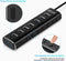 NÖRDIC GEN 3.2 USB-C og USB-A drevet Hub 7ports 7x10Gbps 1m kabel individuel switch