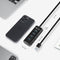 NÖRDIC Gen2 3.2 USB-A 4-ports Powered Hub 10Gbps 1m kabel individuel switch