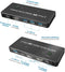 NÖRDIC HDMI 2.1 8K60Hz KVM-switch 2 til 1 HDCP2.3 HDR10 med 4xUSB-A-udgang