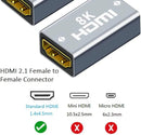 NÖRDIC HDMI 2.1 8K Hun til hun kabelforlænger HDMI kønsskifter