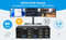NÖRDIC HDMI 2.1 KVM-switch 2 computere 3 skærme 8K60Hz 4K144Hz Triple skærm 4 USB 3.0 til 2 PC deler 3 skærme
