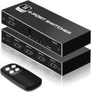 NÖRDIC HDMI 2.1 Switch 4 til 1 8K60Hz 4K144Hz 48Gbps
