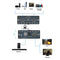 NÖRDIC HDMI 2.1 switch og extractor 8K60Hz 4K120Hz ARC EDID, S/PDIF og AUX extractor