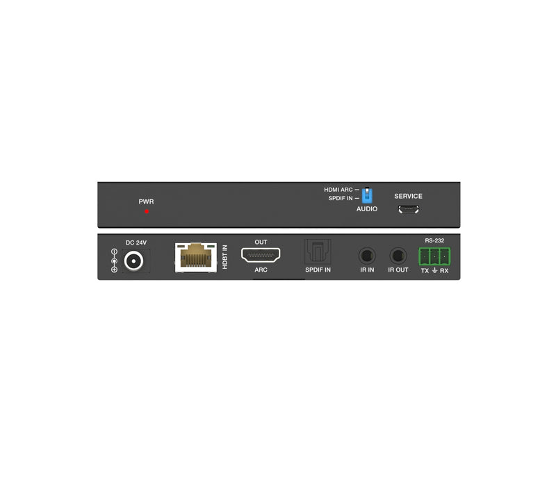 NÖRDIC HDMI 4K60 HDBaseT forlænger med Toslink og ARC 70m CAT6
