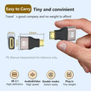 NÖRDIC HDMI 8K Adapter HDMI hun til Mini HDMI han