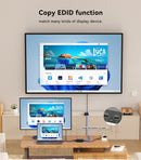 NÖRDIC HDMI Cat6 förlängning 40m 4K30Hz HD med loop EDID funktion HDMI Extension