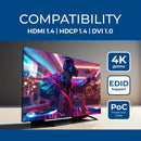 NÖRDIC HDMI Cat6 förlängning 40m 4K30Hz HD med loop EDID funktion HDMI Extension