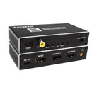 NÖRDIC HDMI 2.1 Splitter 8K60Hz 1 til 2 med indbygget extractor til SPDIF/Coaxial/Stereo