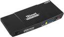 NÖRDIC HDMI Switch 2xPC til 4x skærme 4K30Hz UHD CEC 3D HDCP1.4 til pc, PS5, Xbox og bærbar computer
