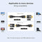 NÖRDIC HDMI-adapter han til hun 8K60Hz 4K120Hz Dynamic HDR 48Gbps eARC