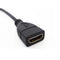 NÖRDIC HDMI-forlængerkabel 2m han til hun sort 4K 30Hz 10.2 Gbps HDMI 1.4 HDMI High Speed med Ethernet