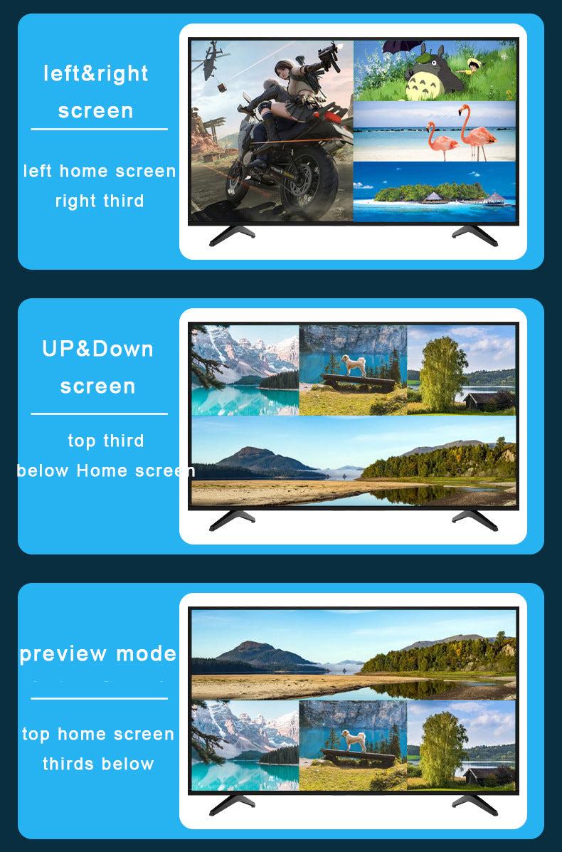 NÖRDIC HDMI scaler switch 4 til 1 med Multiviewer 4K30hz HDCP1.4