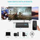 NÖRDIC HDMI scaler switch 4 til 1 med Multiviewer 4K30hz HDCP1.4